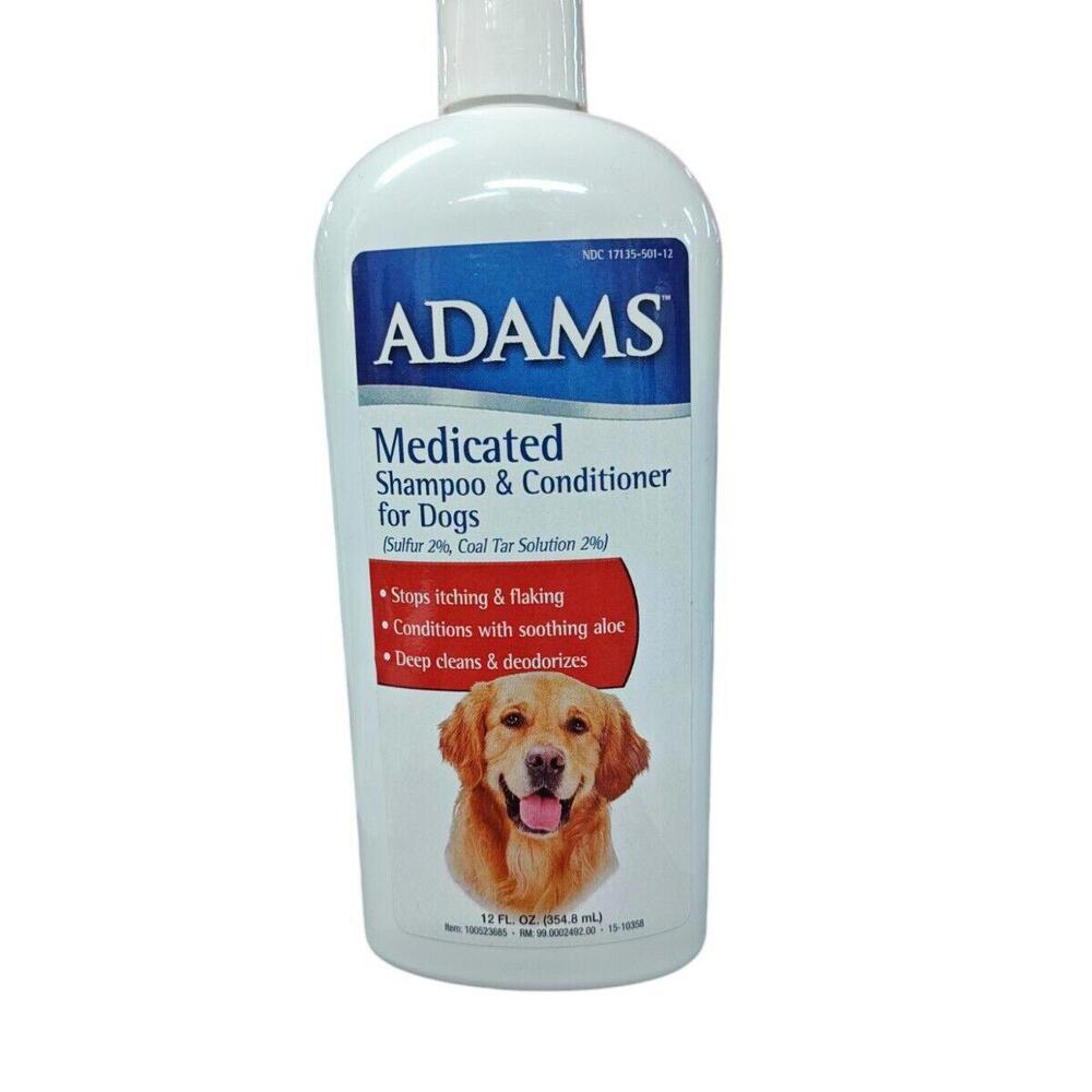 Adams Medicated Dog Shampoo With Conditioner